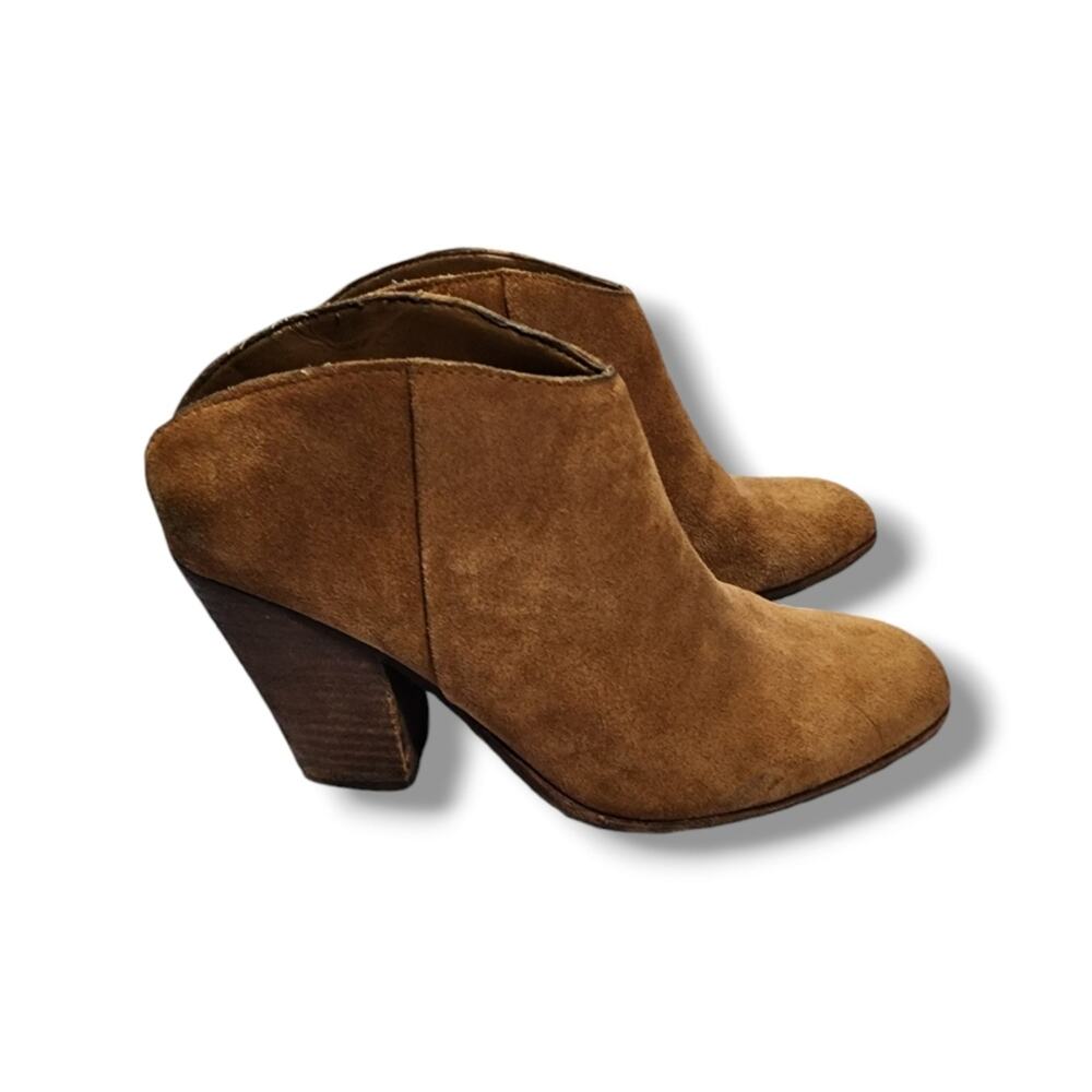 Dolce Vita Brown Suede Heeled Mules